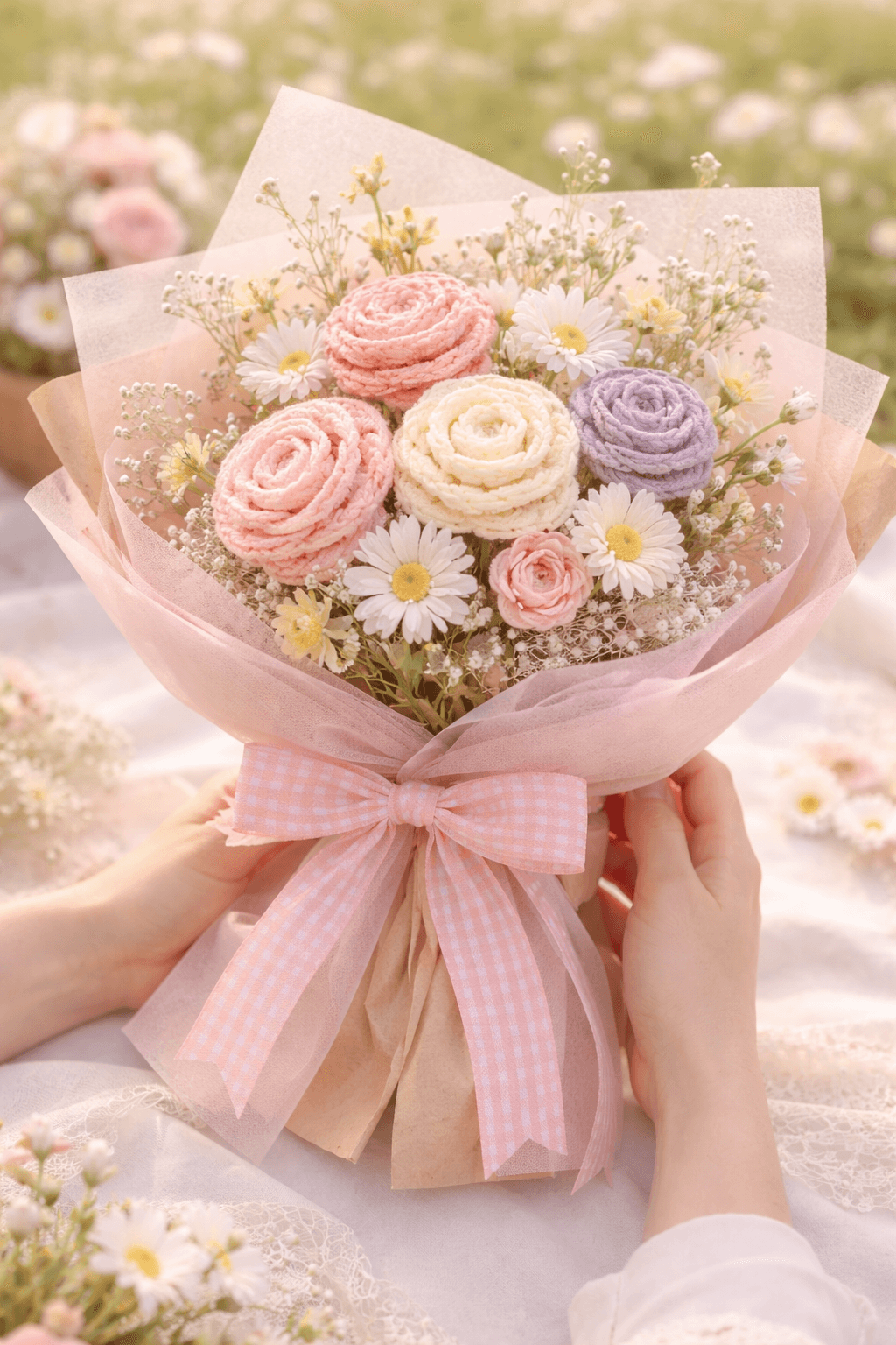 Everlasting Crochet Bouquet