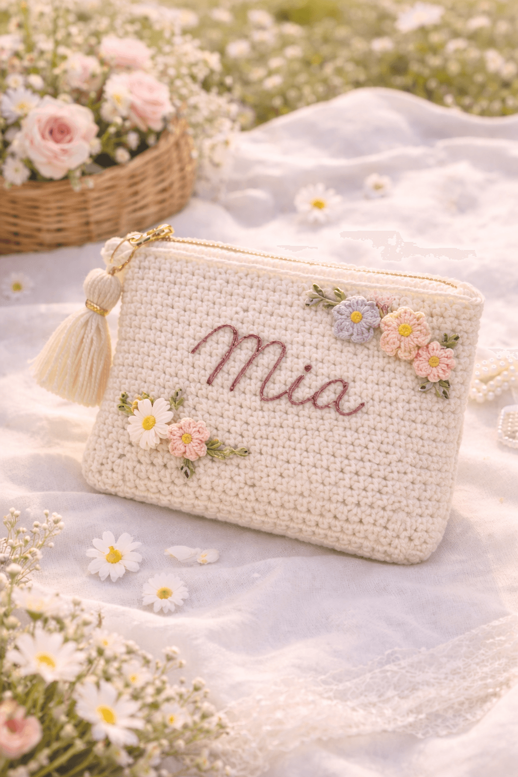 Everyday Crochet Pouch (Personalized)